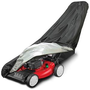 Heavy Duty Waterproof Lawn Mower Cover with Drawstring