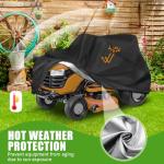 KISEER Waterproof Heavy Duty Lawn Mower Cover
