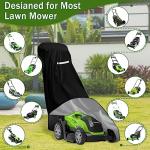 Heavy Duty Waterproof Lawn Mower Cover with Bag