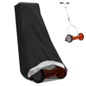 Heavy Duty Waterproof Lawn Mower Cover with Drawstring