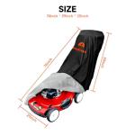 Heavy-Duty Waterproof Lawn Mower Cover with Drawstring