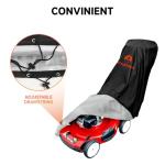 Heavy-Duty Waterproof Lawn Mower Cover with Drawstring