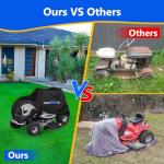 Waterproof Riding Lawn Mower Cover with Storage Bag