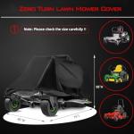 Durable Waterproof Lawn Mower Cover with Strap