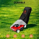 Heavy-Duty Waterproof Lawn Mower Cover with Drawstring