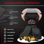 Durable Waterproof Lawn Mower Cover with Strap
