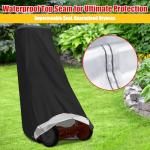 Heavy Duty Waterproof Lawn Mower Cover with Drawstring