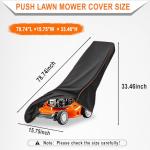 Heavy Duty Waterproof Lawn Mower Cover - Universal Fit