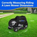 Waterproof Riding Lawn Mower Cover with Storage Bag