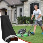 Heavy Duty Waterproof Lawn Mower Cover with Drawstring