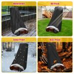 Heavy Duty Waterproof Lawn Mower Cover with Drawstring