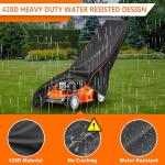 Heavy Duty Waterproof Lawn Mower Cover - Universal Fit