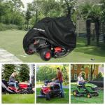 Riding Lawn Mower Cover with Drawstring and Bag