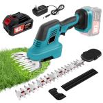 Sinbyuer 2-in-1 Cordless Hedge Trimmer & Grass Shear