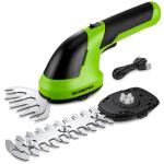 Cordless Grass Shear and Hedge Trimmer with Battery