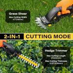 Cordless DEWALT 20V MAX Hedge Trimmer 2-in-1