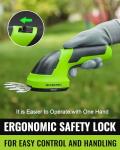 Cordless Grass Shear and Hedge Trimmer with Battery