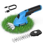 Lightweight 2-in-1 Cordless Hedge Trimmer and Shear