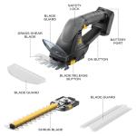 Cordless DEWALT 20V MAX Hedge Trimmer 2-in-1