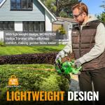 WORKPROX 20V Cordless Hedge Trimmer with Battery