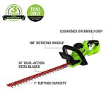Greenworks 40V 24" Cordless Hedge Trimmer