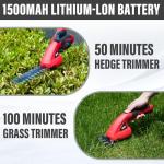 MZK 2-in-1 Cordless Grass Shear & Trimmer