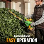 WORKPROX 20V Cordless Hedge Trimmer with Battery