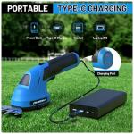 Lightweight 2-in-1 Cordless Hedge Trimmer and Shear