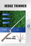16" Gas Hedge Trimmer Attachment with Dual Action