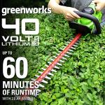 Greenworks 40V 24" Cordless Hedge Trimmer