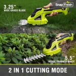 SnapFresh Cordless Hedge Trimmer with Charger