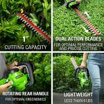 Greenworks 40V 24" Cordless Hedge Trimmer