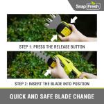 SnapFresh Cordless Hedge Trimmer with Charger