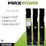 MaxPower 3-Blade Set for 52" Hustler Mowers