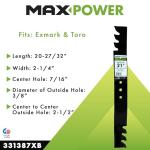 MaxPower Mulching Blade for 21 in. Toro Mowers