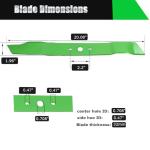 21" Replacement Blade for Greenworks Lawn Mower