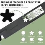 Commercial Mulching Lawn Mower Blades 42 Inch 2 Pack