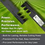 Commercial Mulching Lawn Mower Blades 42 Inch 2 Pack