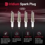 Iridium Spark Plug Set for Various Engines