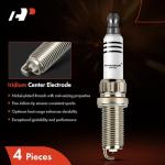 Iridium Spark Plugs for Mini Cooper, Pack of 4