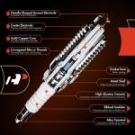 Iridium Spark Plugs for Mini Cooper, Pack of 4