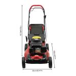 Self-Propelled Gas Lawn Mower with Bagger
