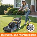SENIX 22" Self-Propelled Gas Lawn Mower