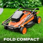 Cordless 2-In-1 Electric Lawn Mower, 13 Inch