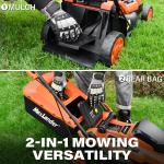 Cordless 2-In-1 Electric Lawn Mower, 13 Inch
