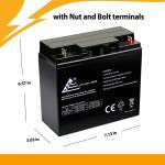DR Power Field Mower Sealed Lead Acid Battery 12V