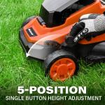 Cordless 2-In-1 Electric Lawn Mower, 13 Inch