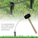 200 Plastic Boundary Cable Pegs for Lawnmowers