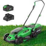 SOYUS Cordless Electric Lawn Mower with Battery