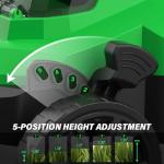 SOYUS Cordless Electric Lawn Mower with Battery
